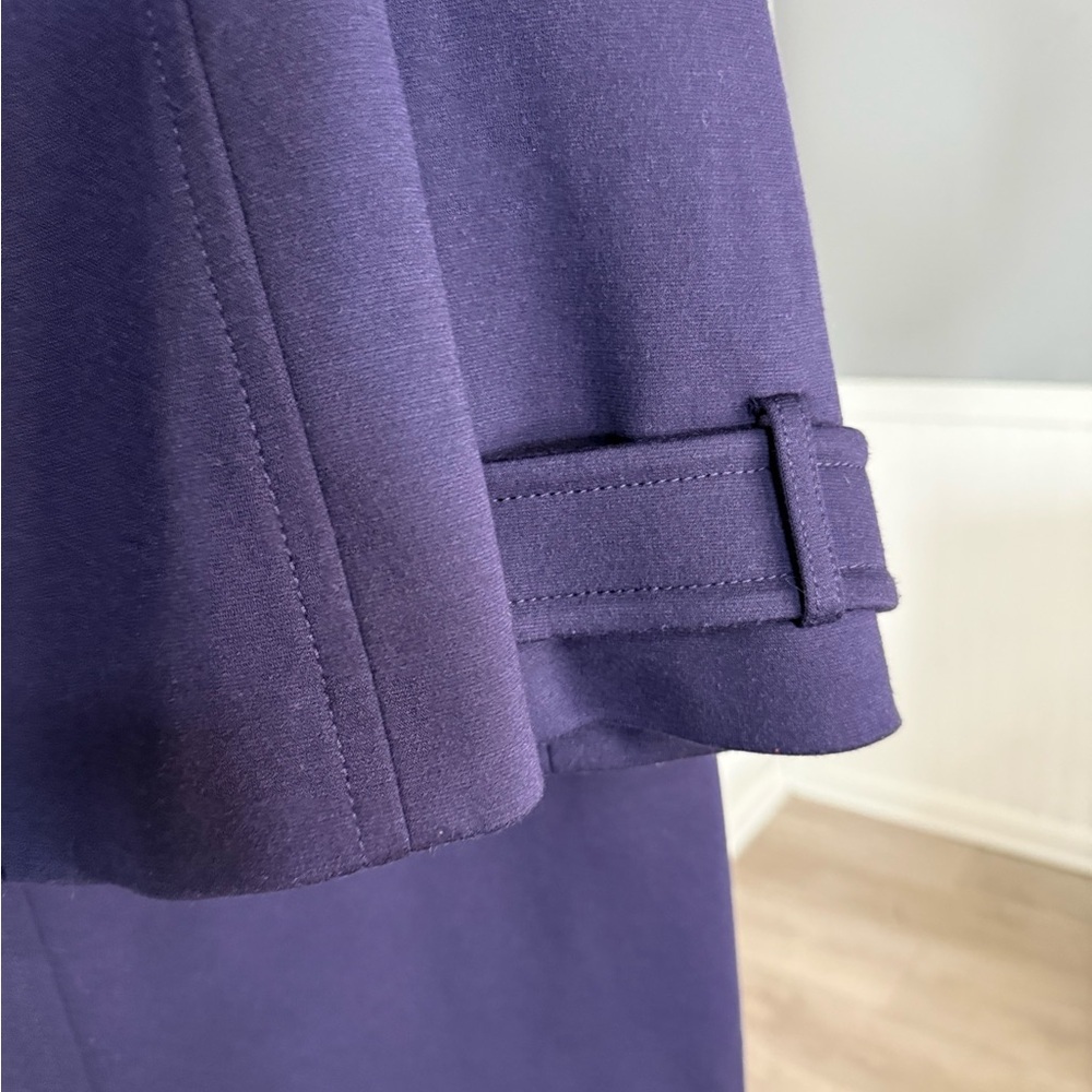 Tahari 2 Piece Suit Elegant Purple Women's Coat And Skirt - Picture 4 of 8